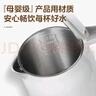 美的（Midea）電熱水壺食品級316不銹鋼雙層無(wú)縫一體內膽防燙燒水壺 1.7L自動(dòng)智能斷電開(kāi)水壺SH17M301PRO 曬單實(shí)拍圖