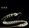 玄境堂（GOSTWO）海南原生態(tài)陰皮綠蛇骨星月菩提子手串把玩手把件男女念珠佛珠文玩 曬單實拍圖