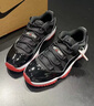 Jordan男籃球鞋 喬丹經(jīng)典復(fù)刻AJ11 JORDAN 11 運(yùn)動鞋F(xiàn)V5104-006黑紅 41 曬單實(shí)拍圖