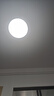 美的（Midea）風(fēng)扇燈餐廳吊扇燈led臥室燈隱形扇葉遙控三防燈具熟睡風(fēng)包安裝 曬單實(shí)拍圖