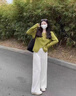 DGOV套裝慵懶風(fēng)針織衫女秋季2025新款外搭短款開衫女感寬松短款毛衣女 粉色 S 建議80-95斤 曬單實(shí)拍圖