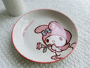 滿朝佳三麗鷗hellokitty碗碟套裝家用菜盤陶瓷餐具生日結(jié)婚禮物喬遷之喜 【美樂蒂】一人食禮盒裝 5件套 曬單實拍圖