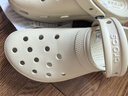 crocs卡駱馳厚底云朵洞洞鞋戶外|206750 骨白色-2Y2 40(260mm)  曬單實(shí)拍圖