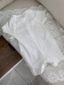 貝瑞加（Babyprints）嬰兒連體衣2件夏季短袖嬰兒衣服新生兒純棉哈衣輕薄爬服 白藍59 曬單實拍圖