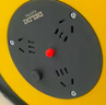 德力西（DELIXI）卷線盤插座/接線板排插/ 移動電纜電線卷線盤/過熱保護工程卷線盤/自接線空盤 工程專用 【過熱保護】3位5孔 20米 曬單實拍圖