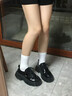 都市麗人襪子女夏季薄款2025爆款純棉襪月子堆堆襪防臭無(wú)骨白色中筒襪 曬單實(shí)拍圖