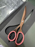 仲林（Nakabayashi）省力剪刀辦公家用防粘美工刀DIY工具鍍鈦涂氟 香檳紅 NH-HST180PB 曬單實(shí)拍圖
