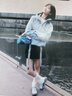 STELLA WEISZ傳祺女鞋流浪運(yùn)動(dòng)休閑鞋秋季新款透氣2025圓頭百搭戶(hù)外跑步板鞋 藍(lán)色增高4cm 37 曬單實(shí)拍圖