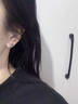 老鳳祥純銀耳釘女愛心四葉草時尚簡約足銀耳飾養(yǎng)耳洞送女友老婆生日禮物 四葉草·銀耳釘 曬單實拍圖