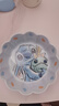 迪士尼（Disney）史迪仔餐具套裝陶瓷飯碗輔食碗史迪奇勺子筷子可愛(ài)創(chuàng  )意水杯禮盒裝 史迪仔6英寸花邊碗 曬單實(shí)拍圖