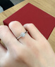 周百福鉑金鉆戒鉆石戒指女求婚結(jié)婚30分50分一克拉六爪真鉆戒情人節(jié)禮物 【現(xiàn)貨閃發(fā)】 50分FG色SI 鉑金 曬單實(shí)拍圖