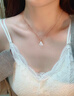 BOEAY白貝母吊墜女士999純銀項鏈女2025新款輕奢小眾女友生日禮物女生 【免費刻字】一貝子項鏈/玫瑰金色 曬單實拍圖