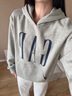 GAP【情人節(jié)】男女裝秋季新款logo印花抓絨寬松套頭連帽衫衛(wèi)衣786923 曬單實(shí)拍圖