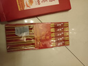 唐宗筷 天然竹筷子-招財貓10雙裝 家用酒店用 碳化竹筷餐具套裝C1091 曬單實拍圖