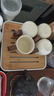 拜杰茶盤茶臺(tái)茶托盤竹制密胺功夫茶盤小四方茶盤 曬單實(shí)拍圖