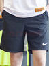 耐克（NIKE）短褲運(yùn)動(dòng)褲男褲2025夏季梭織透氣休閑褲寬松五分褲中褲DM6618 DM6618-010黑色小勾 XL 推薦150-180斤 曬單實(shí)拍圖