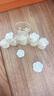 法式氣質透明花朵發(fā)卡優(yōu)雅盤發(fā)抓夾仙氣甜美鯊魚夾白色山茶花發(fā)夾 五花抓夾【1個】約10CM 曬單實拍圖