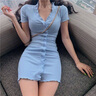 回力牛仔褲男士夏季薄款復古直筒系帶休閑褲子男寬松闊腿長(cháng)褲黑灰2XL 曬單實(shí)拍圖