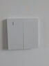 智宙無(wú)線(xiàn)遙控開(kāi)關(guān)智能雙控免布線(xiàn)智能面板遠程控制模塊貼220v家用電源 白色雙開(kāi)【1主開(kāi)關(guān)+1隨意貼】 曬單實(shí)拍圖
