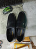 紅蜻蜓【牛皮】皮鞋男鞋真皮新款正裝套腳軟底夏季透氣休 8155 黑色 40 曬單實(shí)拍圖