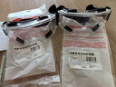 烏斯京全密封護(hù)目鏡防霧四珠透明防沖擊防風(fēng)沙勞?？蓭Ы曠R 曬單實拍圖