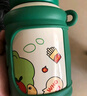 COOKSS兒童保溫杯男女學(xué)生大肚杯316不銹鋼上學(xué)專用便攜隨行雙飲水壺綠 曬單實拍圖