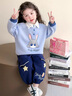 G.DUCKKIDS童裝女童套裝春秋季2025新款1-6歲女孩衣服卡通兔子兒童運動服裝 圖片色 100 （建議身高90cm 3-4歲）cm 曬單實拍圖