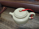紫來順宜興原礦本山綠泥紫砂壺家用精品泡茶器實用大口德鐘壺純手工茶壺 本山綠泥德鐘壺【送公道】 230ml 曬單實拍圖