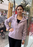 春秋外套女短款百搭休閑韓版寬松大碼夾克二八月小香風(fēng)薄款防風(fēng)衣 紫色 L 101-120斤 曬單實(shí)拍圖