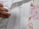 德瑪納【純棉100】夏季氣質(zhì)仙女松緊腰設(shè)計(jì)感拼接A字中長(zhǎng)款女半身裙 曬單實(shí)拍圖