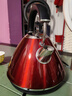 摩飛電器（Morphyrichards）藝術(shù)水壺 家用大容量燒水壺 不銹鋼304電熱水壺  MR7076A 1.5L 【MR7076A】英倫紅 曬單實拍圖