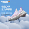 Skechers斯凱奇兒童鞋春懶人一腳蹬休閑鞋女童透氣運(yùn)動鞋319056L 曬單實(shí)拍圖