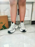森馬女鞋2025新款夏季網(wǎng)面薄款透氣老爹鞋女休閑百搭跑步運動鞋軟底 白色 36 曬單實拍圖