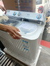 海爾（Haier）洗衣機(jī)雙缸雙桶 家用超大容量半自動(dòng)洗衣機(jī)波輪脫水甩干兩用洗脫分離雙筒強(qiáng)勁動(dòng)力老式以舊換新 10公斤新品+噴淋漂洗+低噪音+動(dòng)平衡脫水 曬單實(shí)拍圖