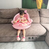 漫叮熊游泳圈1-3歲兒童遮陽蓬寶寶防曬坐艇座圈女孩兔子嬰幼兒充氣游泳 遮陽蓬-蝴蝶結(jié)草莓兔座圈【0-4歲】 曬單實拍圖