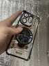 福順奢風生水起電鍍防摔適用vivoS30Promini手機殼vivoS30透明s20氣囊支架高級鏡頭膜s19全包pro男女款 氣囊黑色【八方來財】風生水起陀螺支架 vivo S30 曬單實拍圖