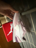 彪馬（PUMA）透氣網(wǎng)眼魔術(shù)貼跑步鞋兒童青少年運(yùn)動鞋ST RUNNER 385511 白-淡紫色-葡萄紫色-24 32 曬單實拍圖
