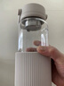 北鼎（Buydeem）泡茶隨手杯 茶水分離家用耐高溫玻璃杯便攜辦公水杯節(jié)日送禮 【水墨灰】暢快飲|茶水分離630ml 曬單實拍圖