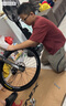 鳳凰自行車成年人男女變速自行車青少年單車越野公路車學(xué)生山地自行車 鋼架/全套軸承/建大輪胎/條輪灰 24速24寸【適合145-170cm】 曬單實(shí)拍圖