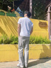 fingercroxxit男褲休閑褲2025夏季新款戶(hù)外耐磨傘兵褲工裝風(fēng)長(zhǎng)褲 巴黎灰 XL 曬單實(shí)拍圖
