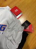 李寧童裝兒童套裝男大童夏季新款速干短袖短褲兩件裝吸汗跑步薄運動(dòng)服 標準白+黑色 150 曬單實(shí)拍圖