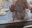 巴厘小豬女寶寶吊裝夏季無(wú)袖薄款女童兩件套嬰幼兒分體衣服兒童夏裝 暗香疏影 暗香疏影 100 曬單實(shí)拍圖