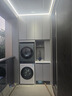 LG洗烘套裝 洗烘塔FN231QH 13KG滾筒洗衣機(jī)+10KG烘干機(jī)一體式蒸汽除菌速凈全嵌超薄 墨綠+玉石白FN231QH 曬單實拍圖