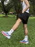 HOKA HOKA FOOT霍伽男女情侶飛速羚羊 6 越野跑步鞋減震防滑舒適厚底戶外運(yùn)動鞋 灰紅 43 曬單實拍圖