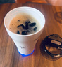 鉆技5S智能保溫杯保冷咖啡杯高顏值攪拌杯水杯帶蓋送禮物陶瓷外出車載 白色-智能攪拌【保溫保冷杯】 曬單實(shí)拍圖