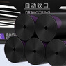 e潔抽繩垃圾袋黑色60*70cm144只1.3絲家用手提穿繩免撕塑料袋加厚 曬單實(shí)拍圖