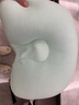 bebebus嬰兒定型枕0-6個(gè)月睡圓頭糾正頭型寶寶枕頭0-1歲定型枕抗菌防螨款 曬單實(shí)拍圖