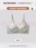 浪莎（LangSha）內(nèi)衣女小胸聚攏螺紋果凍條薄款無(wú)鋼圈軟支撐收副乳舒適睡眠文胸罩 香草綠 L 建議100-120斤 曬單實(shí)拍圖