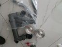 HOMK【德國】廚房下水套裝洗碗洗菜盆下水管配件單雙水槽排水管防臭 【雙槽】防臭下水管套裝-高杯款 止逆閥防臭丨帶萬能接頭 曬單實拍圖