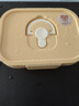 沃德百惠（WORTHBUY）飯盒食品級(jí)分格便當(dāng)盒可微波加熱飯盒上班族學(xué)生便攜專用分格飯盒 黃色長方形-單格760 ml 曬單實(shí)拍圖